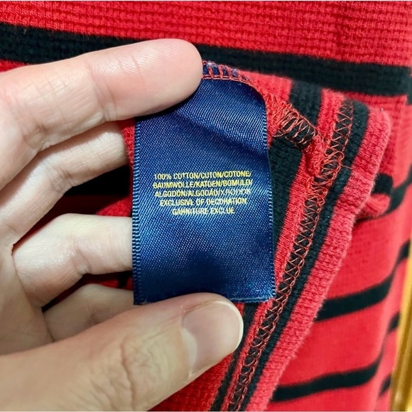 Polo by Ralph Lauren Red/ Black Striped Thermal Size XL - Picture 6 of 6